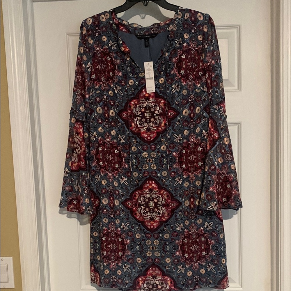 Floral Patterned Dress White House Black Market NWT